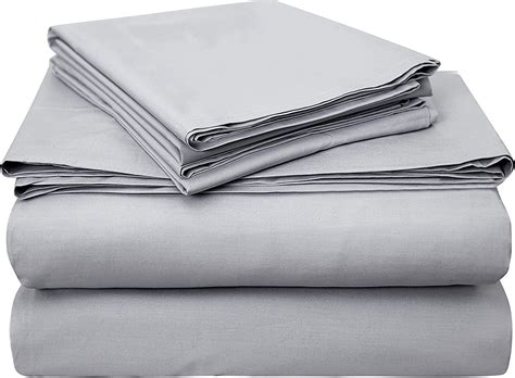 Bumble Luxury Percale 4 Piece Bed Sheet Set - 100% USA Grown Best Pima Cotton Sheets - Ultra Crisp, Smooth Finish Cooling Sheets - Classy Supima Cotton Sheets - King Size, Navy
